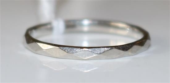 Platinum wedding ring